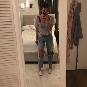 TopShop Hayden ripped jeans size 28